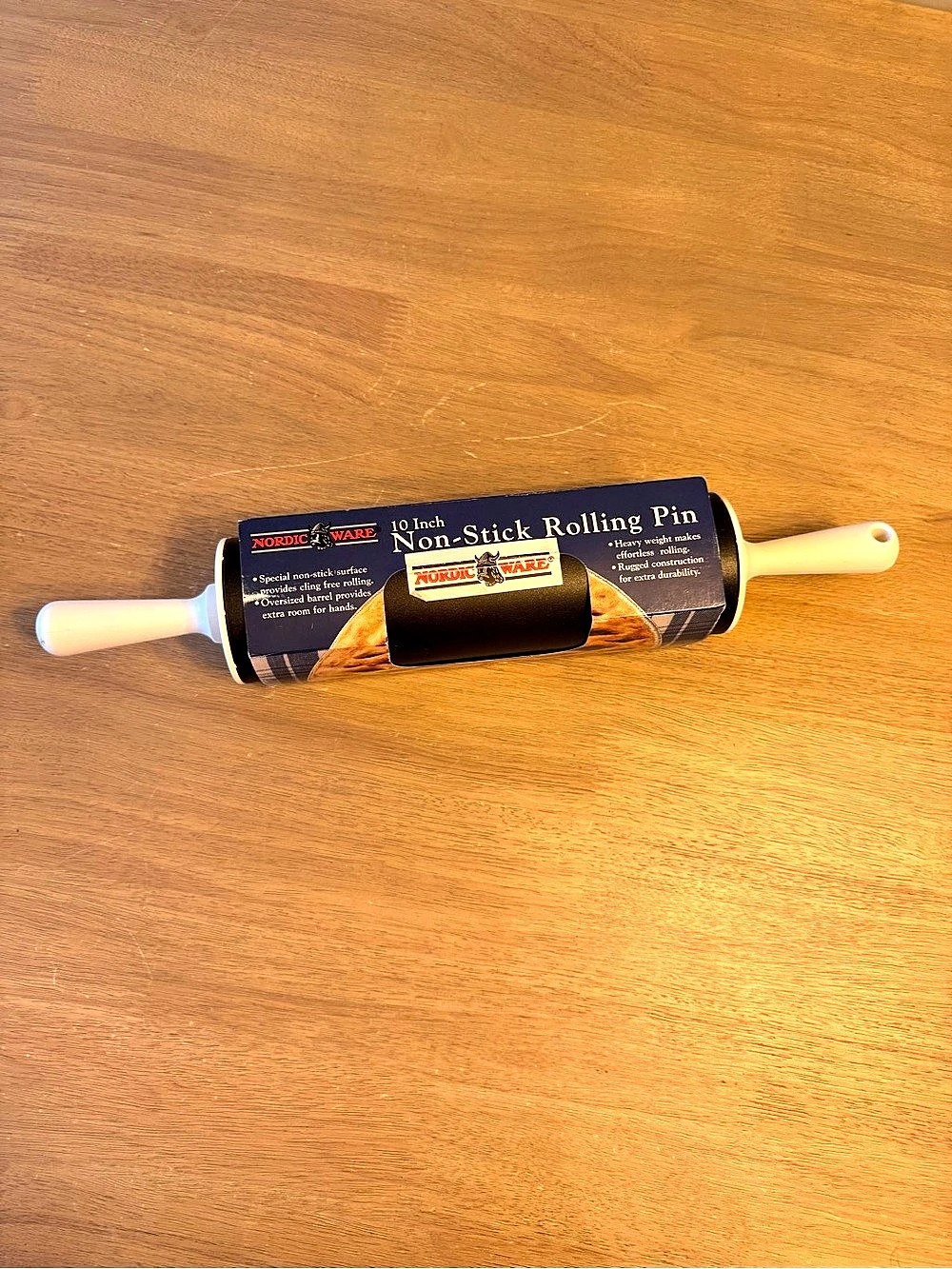 NWT Nordic Ware 10 Inch Non-Stick Heavy Rolling Pin NE